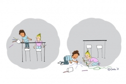 Illustratie gemaakt door Gesa Kappen.