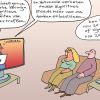 Cartoon van journaal over AI